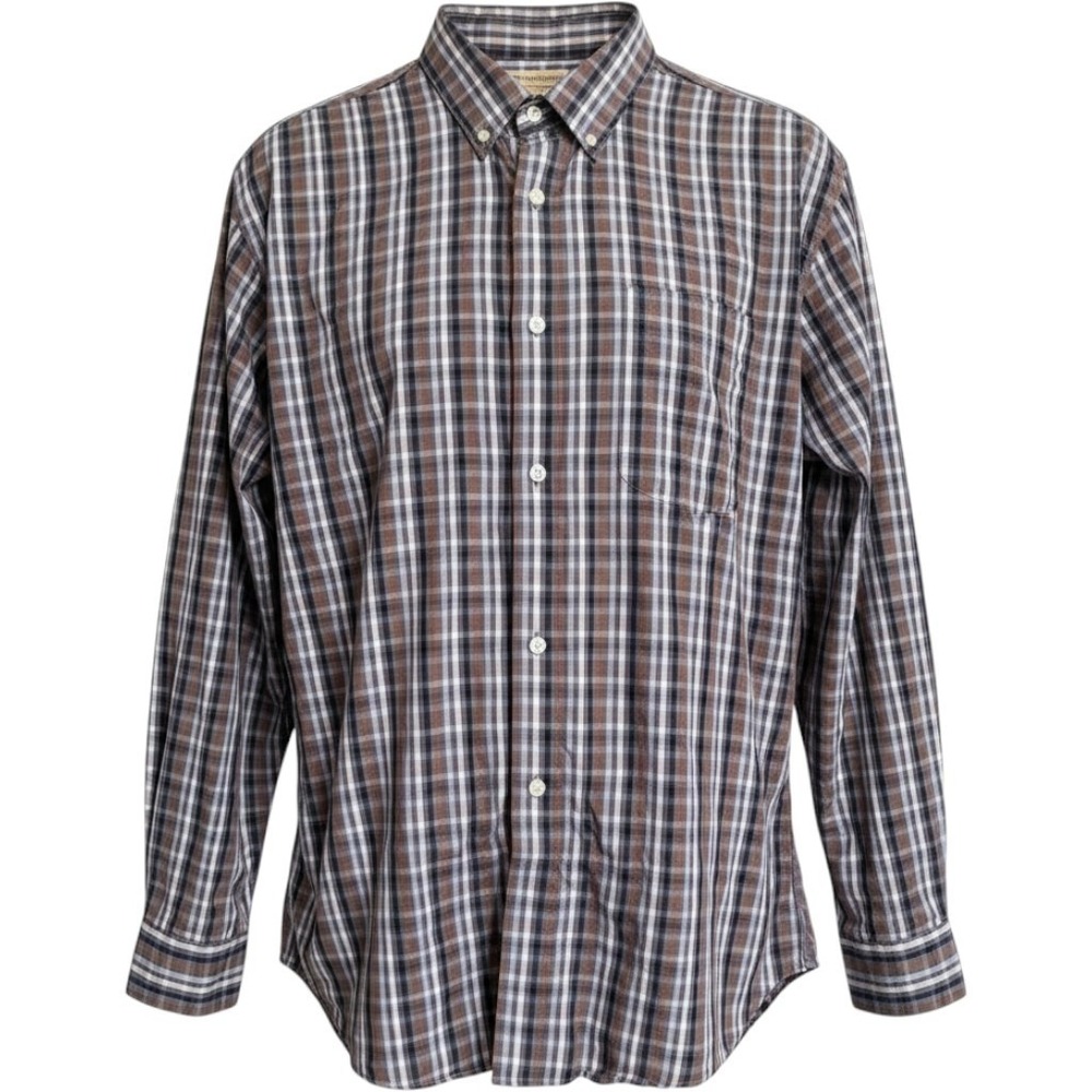 Duluth Trading Wrinklefighter long-sleeve shirt plaid pattern button down Sz 3XL